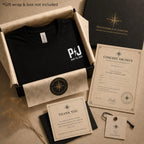 Personalized setlist T-shirt example with custom concert design and front logo