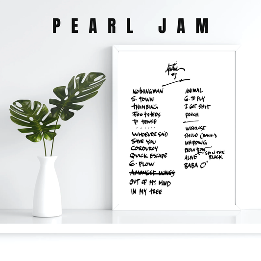 Pearl Jam | Austin | 9/18/23 | Night 1 | Concert | Setlist | Print | Custom | Personalized | Gift for Him | Gift for Her | Special Gift | Music Fan Gift