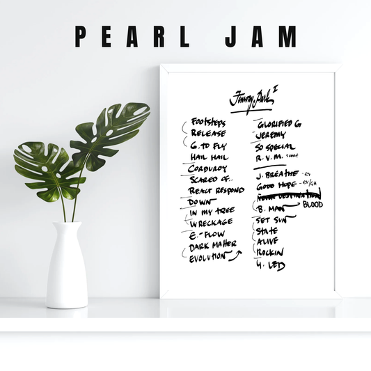 Pearl Jam | Boston | 9/15/24 | Night 1 | Concert | Setlist | Print | Custom | Personalized | Gift for Him | Gift for Her | Special Gift | Music Fan Gift