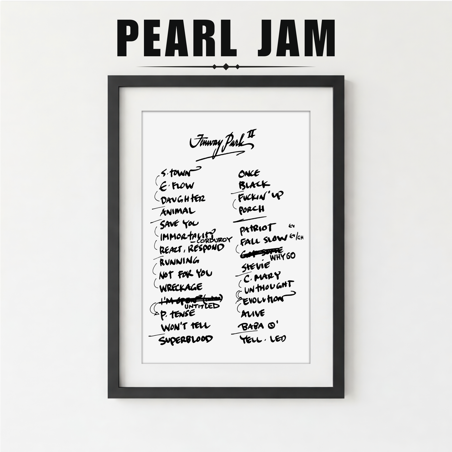 Pearl Jam | Boston | 9/17/24 | Night 2 | Concert | Setlist | Print | Custom | Personalized | Gift for Him | Gift for Her | Special Gift | Music Fan Gift