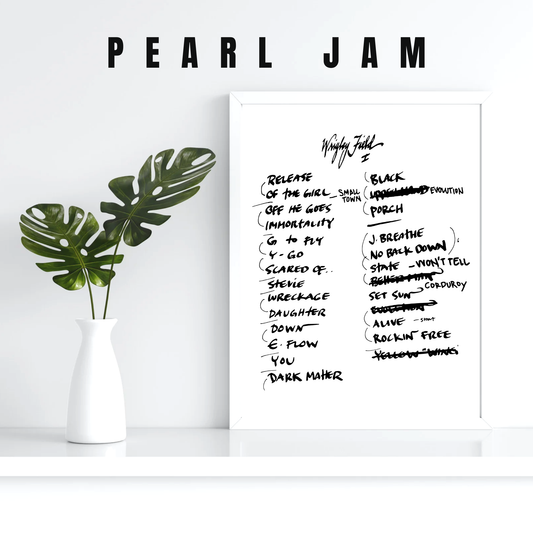 Pearl Jam | Chicago | 8/29/24 | Night 1 | Concert | Setlist | Print | Custom | Personalized | Gift for Him | Gift for Her | Special Gift | Music Fan Gift