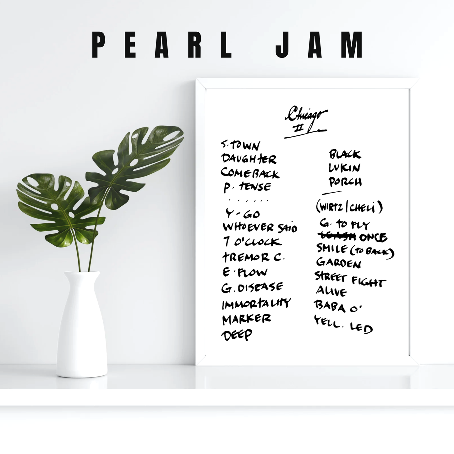 Pearl Jam | Chicago | 9/7/23 | Night 2 | Concert | Setlist | Print | Custom | Personalized | Gift for Him | Gift for Her | Special Gift | Music Fan Gift