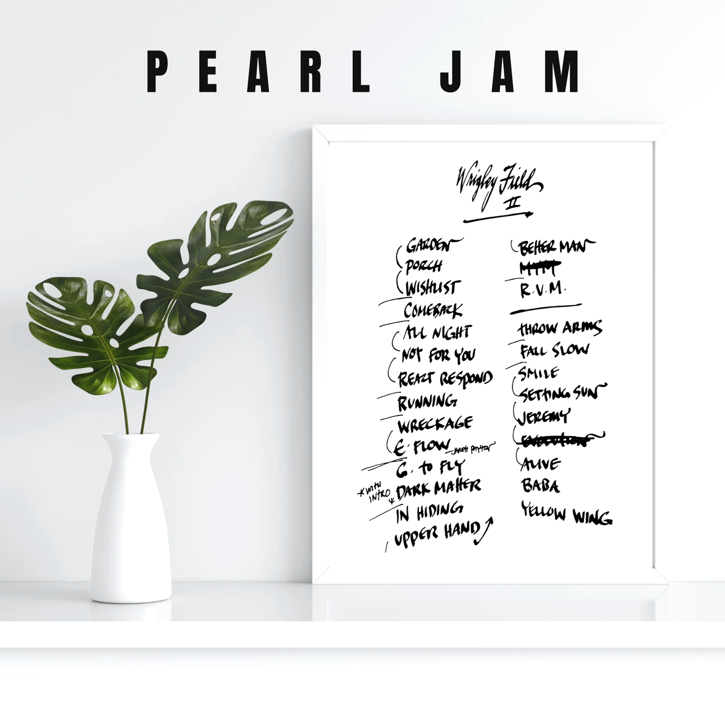 Pearl Jam | Chicago | 8/31/24 | Night 2 | Concert | Setlist | Print | Custom | Personalized | Gift for Him | Gift for Her | Special Gift | Music Fan Gift