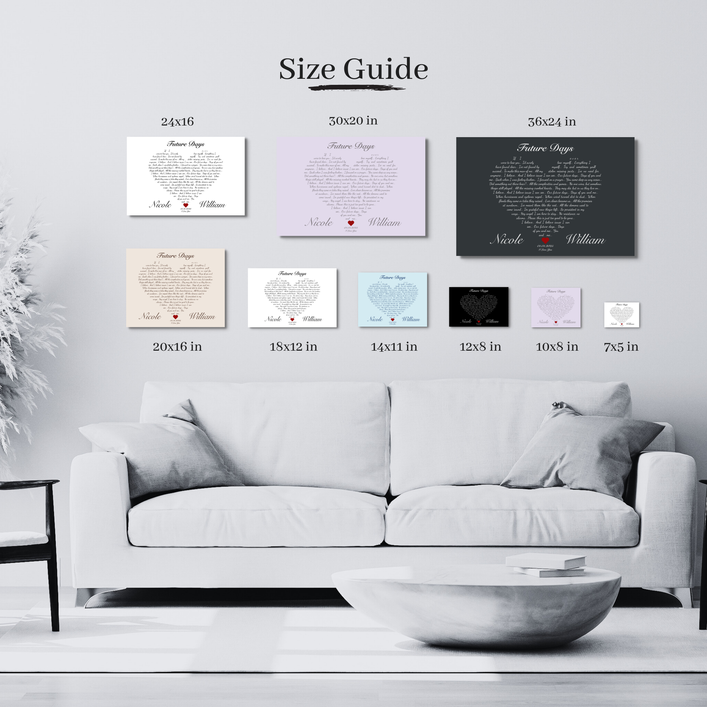 Heart Lyric Print | Custom | Personalized Song Print | Wedding Gift | Anniversary | Wall Art | Gift for Him | Gift for Her | Couples