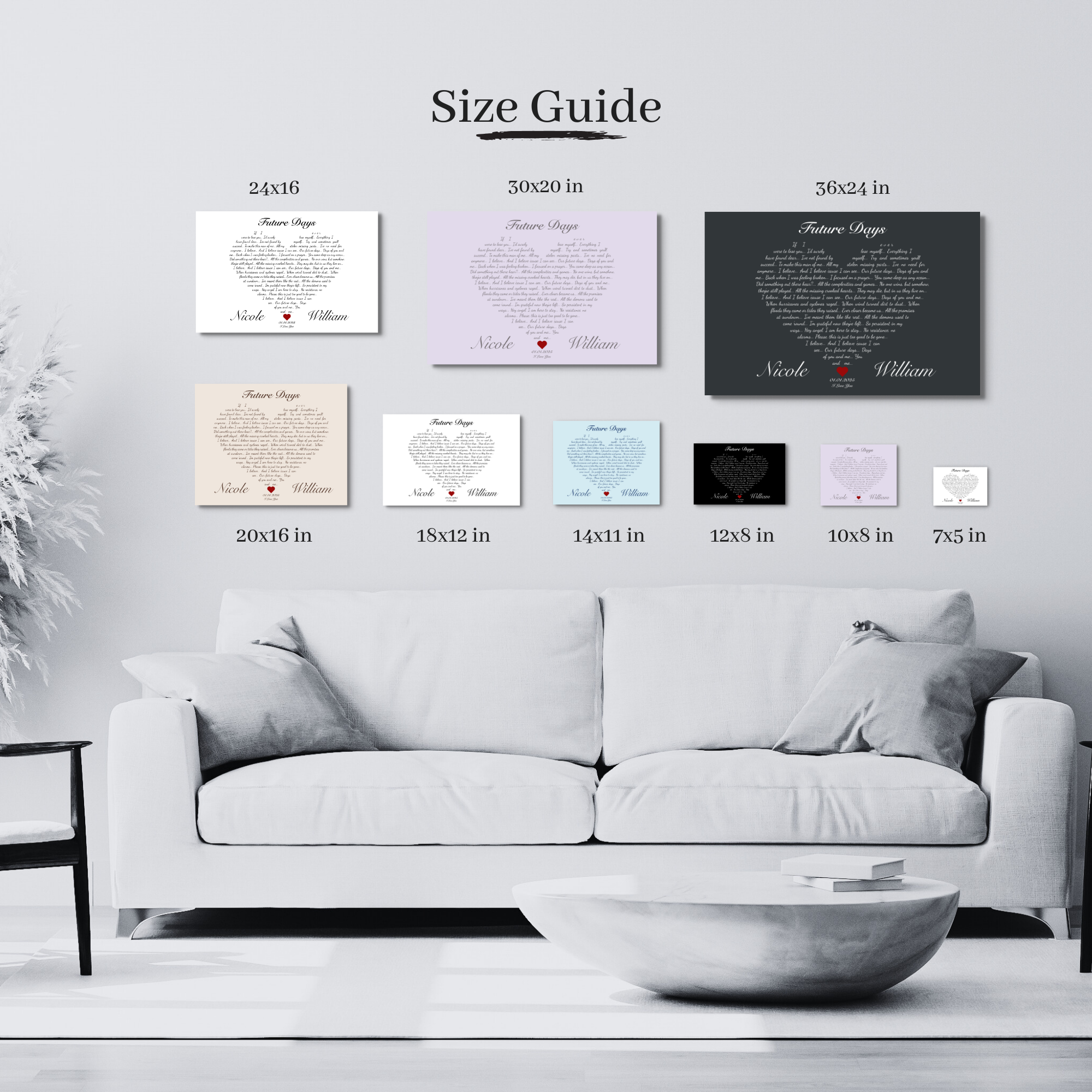 Heart Lyric Print | Custom | Personalized Song Print | Wedding Gift | Anniversary | Wall Art | Gift for Him | Gift for Her | Couples