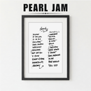 Pearl Jam | Hollywood | 4/26/25 | Night 2 | Concert | Setlist | Print | Custom | Personalized | Gift for Him | Gift for Her | Special Gift | Music Fan Gift