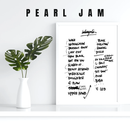 Pearl Jam | Indianapolis | 8/26/24 | One Night | Concert | Setlist | Print | Custom | Personalized | Gift for Him | Gift for Her | Special Gift | Music Fan Gift