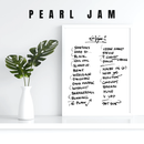 Pearl Jam | Las Vegas | 5/16/24 | Night 1 | Concert | Setlist | Print | Custom | Personalized | Gift for Him | Gift for Her | Special Gift | Music Fan Gift