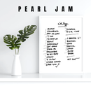 Pearl Jam | Los Angeles | 5/21/24 | Night 1 | Concert | Setlist | Print | Custom | Personalized | Gift for Him | Gift for Her | Special Gift | Music Fan Gift