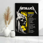 Metallica Athens Greece May 9, 2026 Setlist Poster