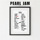 Pearl Jam | Nashville | 5/8/25 | Night 2 | Concert | Setlist | Print | Custom | Personalized | Gift for Him | Gift for Her | Special Gift | Music Fan Gift