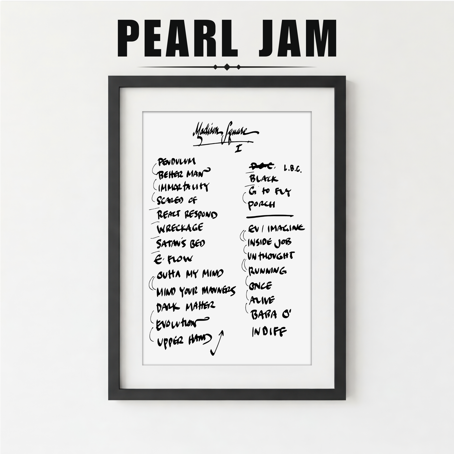 Pearl Jam | New York | 9/3/24 | Night 1 | Concert | Setlist | Print | Custom | Personalized | Gift for Him | Gift for Her | Special Gift | Music Fan Gift