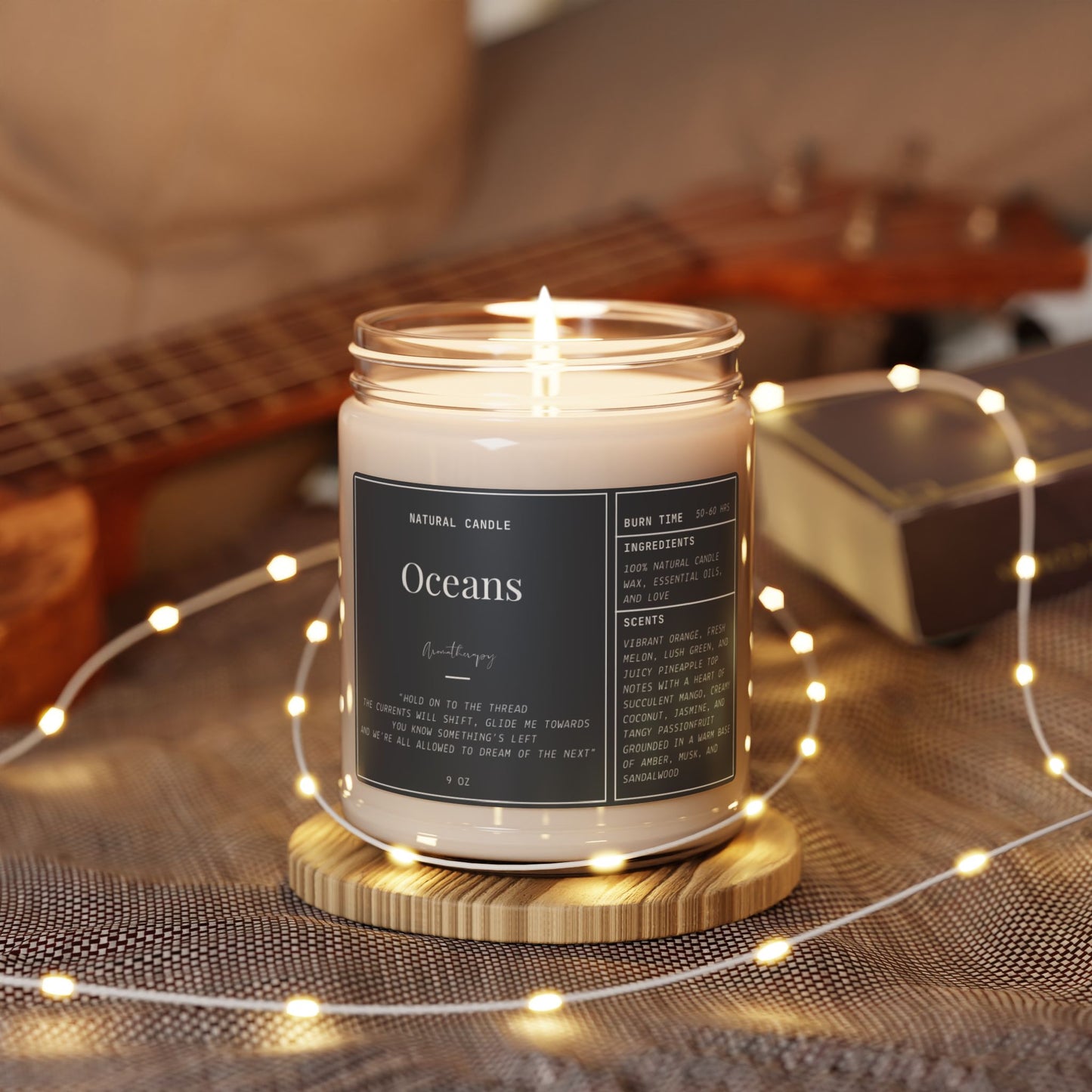 Pearl Jam | Scented Soy Candles | Songs | Gift for Him | Gift for Her | Anniversary Gift | Best Friend Gift