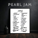 Pearl Jam | Pittsburgh | 5/18/25 | Night 2 | Concert | Setlist | Print | Custom | Personalized | Gift for Him | Gift for Her | Special Gift | Music Fan Gift
