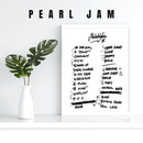 Pearl Jam | Philadelphia | 9/9/24 | Night 2 | Concert | Setlist | Print | Custom | Personalized | Gift for Him | Gift for Her | Special Gift | Music Fan Gift