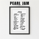 Pearl Jam | Pittsburgh | 5/18/25 | Night 2 | Concert | Setlist | Print | Custom | Personalized | Gift for Him | Gift for Her | Special Gift | Music Fan Gift