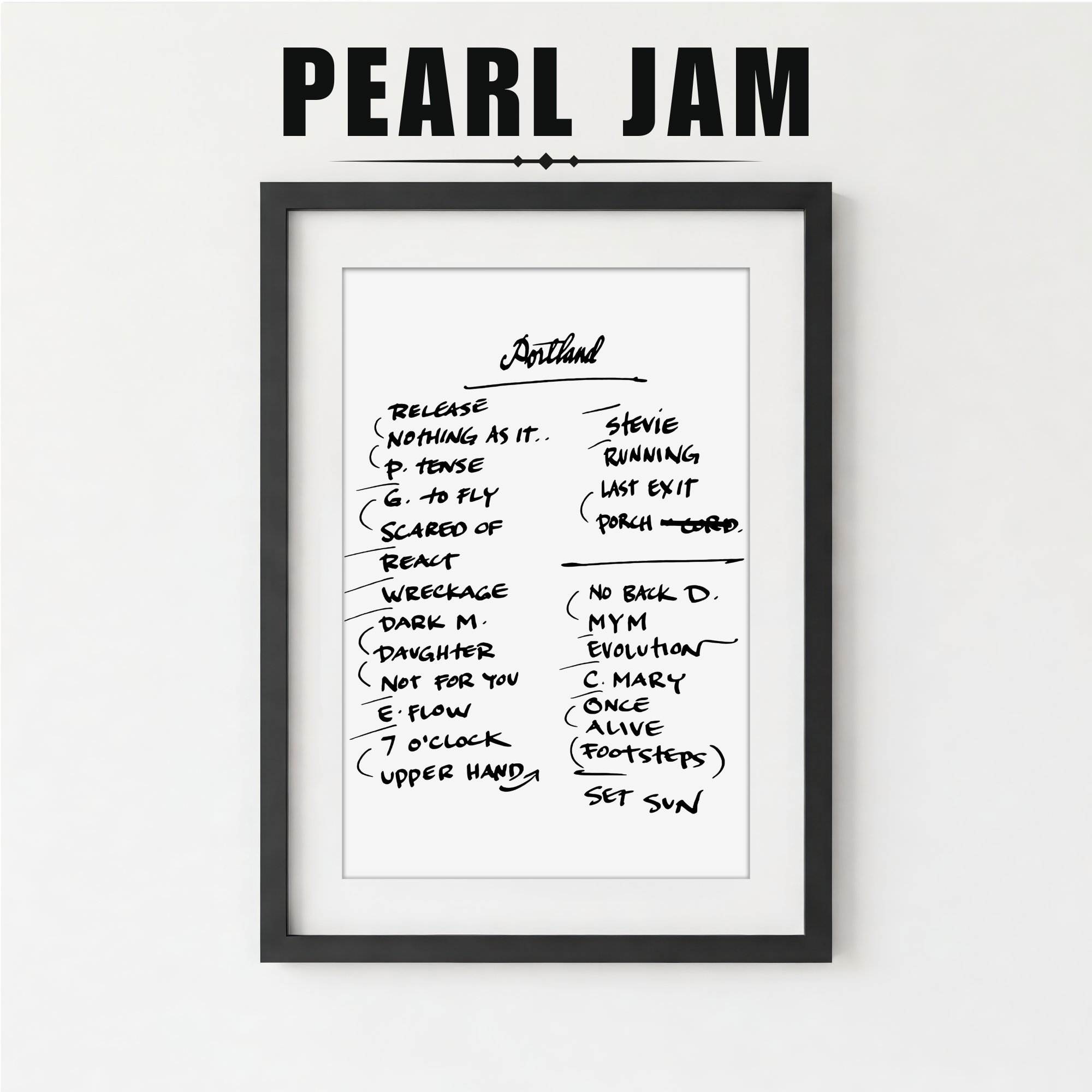 Pearl Jam | Portland | 5/10/24 | One Night | Concert | Setlist | Print | Custom | Personalized | Gift for Him | Gift for Her | Special Gift | Music Fan Gift