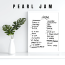 Pearl Jam | Saint Paul | 8/31/23 | Night 1 | Concert | Setlist | Print | Custom | Personalized | Gift for Him | Gift for Her | Special Gift | Music Fan Gift