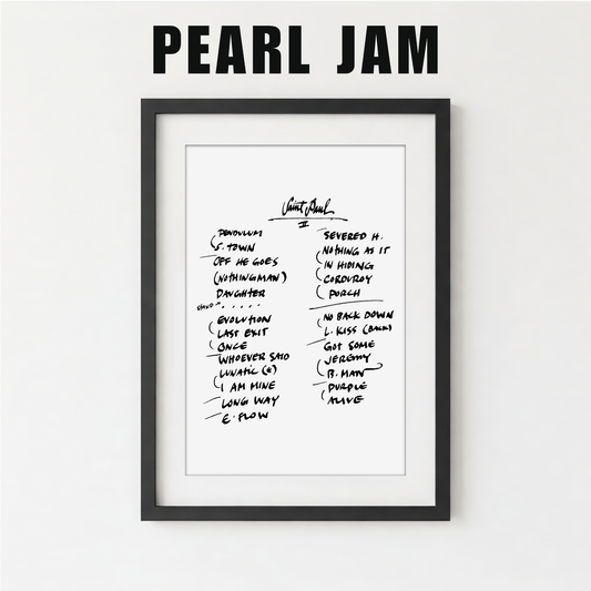 Pearl Jam | Saint Paul | 9/2/23 | Night 2 | Concert | Setlist | Print | Custom | Personalized | Gift for Him | Gift for Her | Special Gift | Music Fan Gift