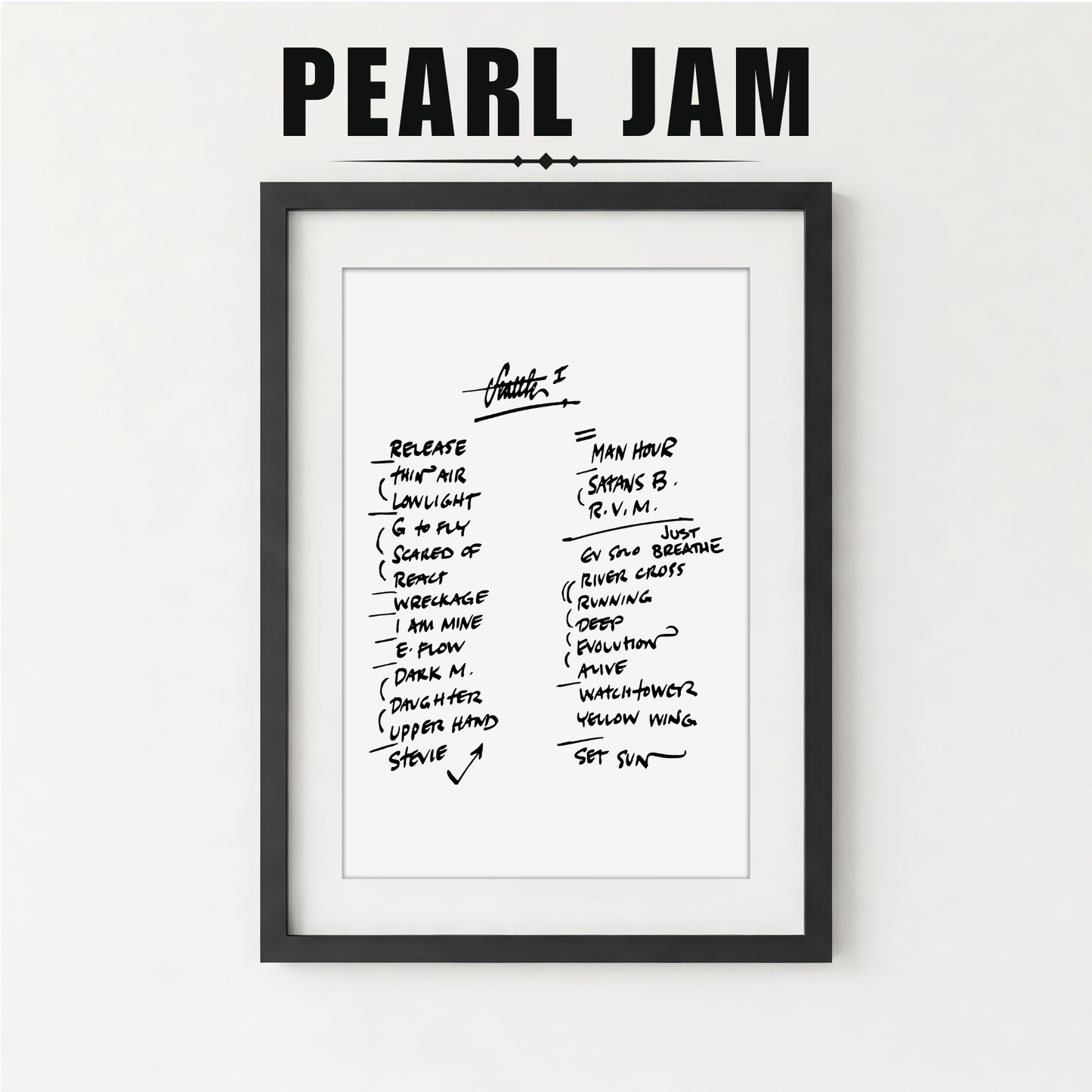 Pearl Jam | Seattle | 5/28/24 | Night 1 | Concert | Setlist | Print | Custom | Personalized | Gift for Him | Gift for Her | Special Gift | Music Fan Gift