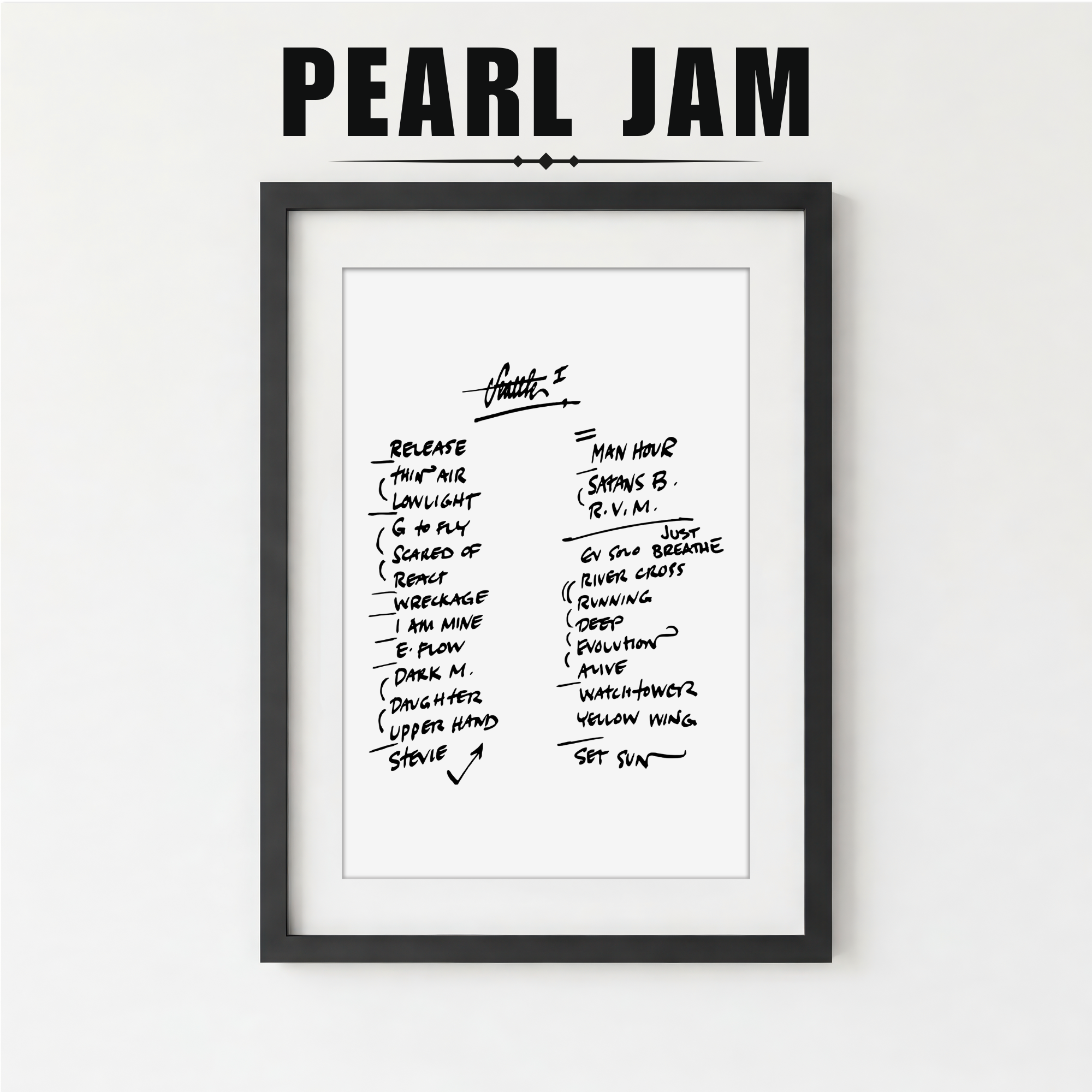 Pearl Jam | Seattle | 5/28/24 | Night 1 | Concert | Setlist | Print | Custom | Personalized | Gift for Him | Gift for Her | Special Gift | Music Fan Gift