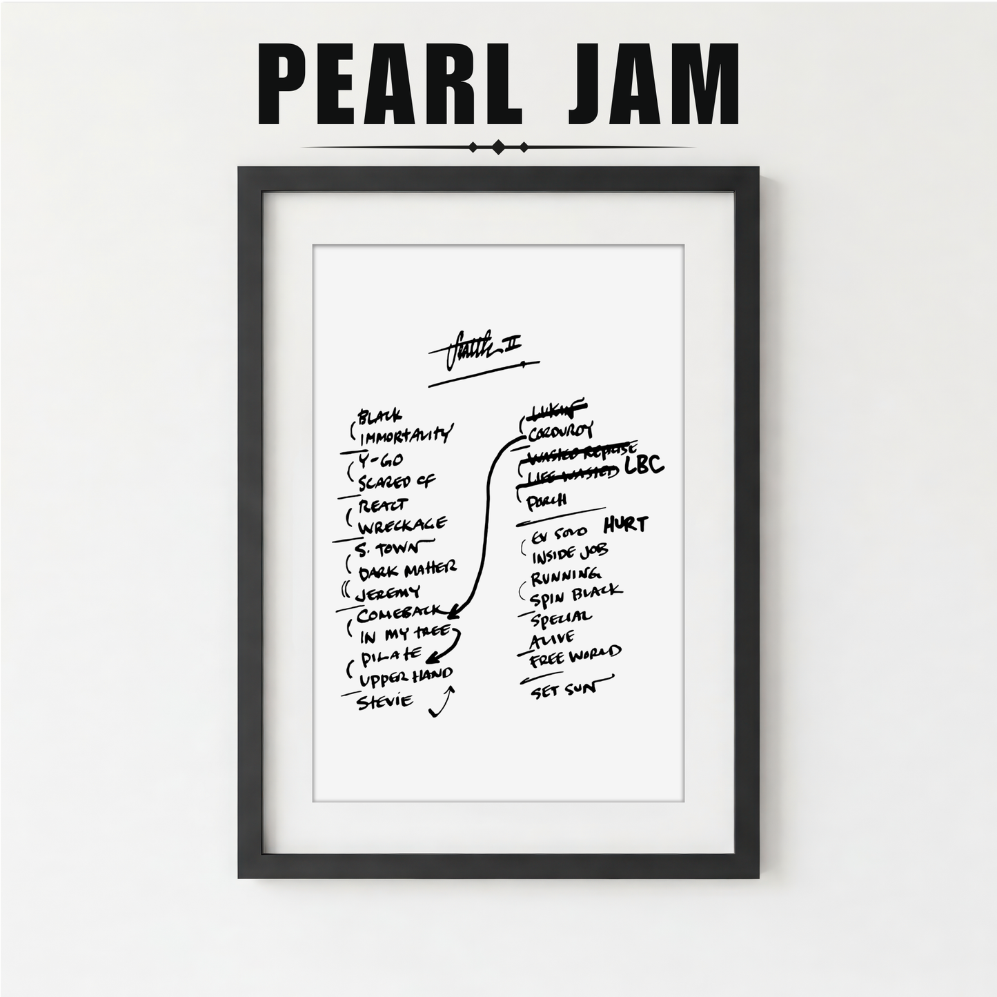 Pearl Jam | Seattle | 5/30/24 | Night 2 | Concert | Setlist | Print | Custom | Personalized | Gift for Him | Gift for Her | Special Gift | Music Fan Gift