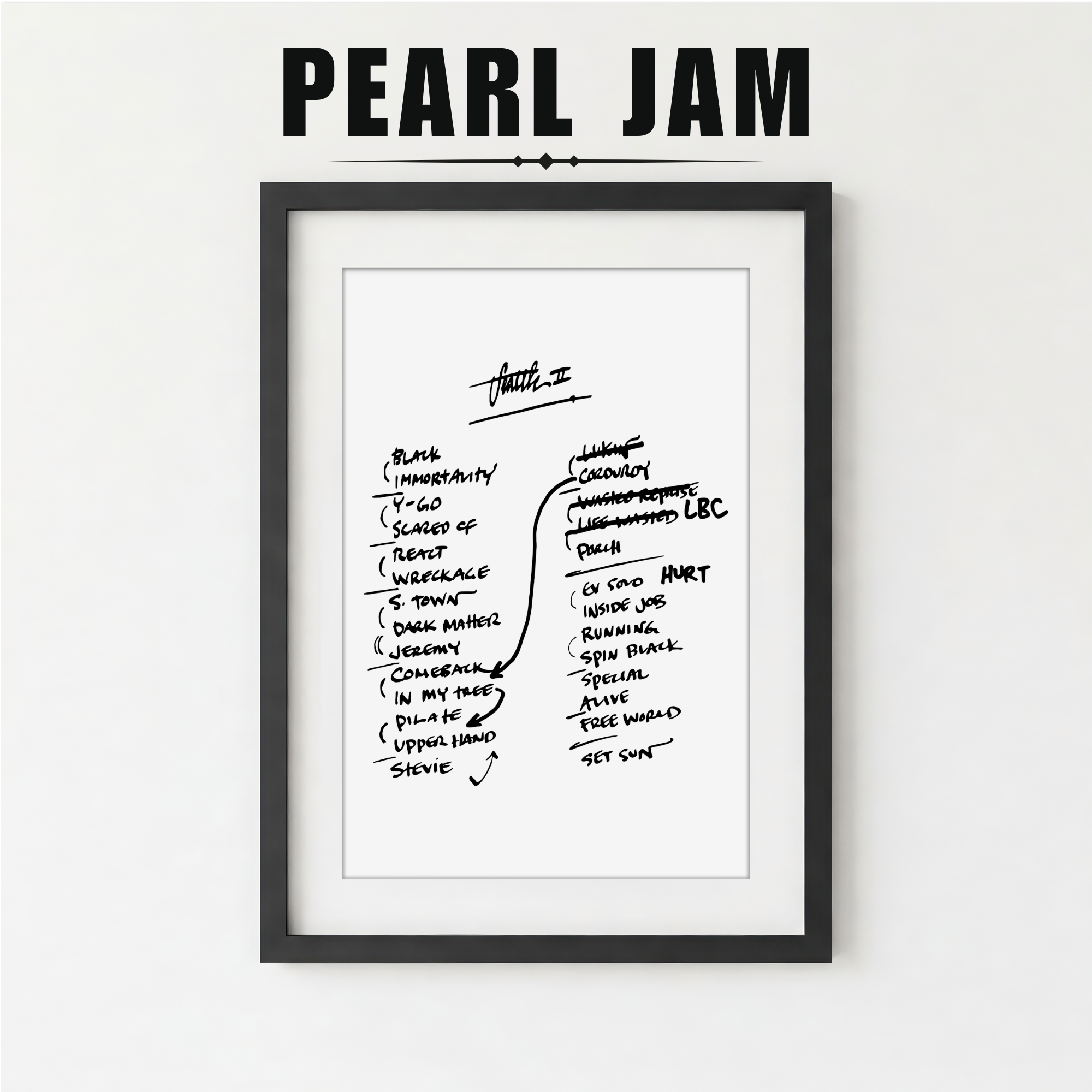 Pearl Jam | Seattle | 5/30/24 | Night 2 | Concert | Setlist | Print | Custom | Personalized | Gift for Him | Gift for Her | Special Gift | Music Fan Gift