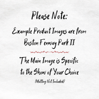 Text on a white background explaining product images from Boston Fenway Park II.