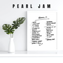 Pearl Jam | Vancouver | 5/4/24 | Night 1 | Concert | Setlist | Print | Custom | Personalized | Gift for Him | Gift for Her | Special Gift | Music Fan Gift