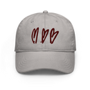 3 Crooked Hearts | Champion | Embroidered | Hat | Love | Gift for Him | Gift for Her | Unique Gift