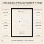 Heart Map milestone ideas with clean archival labels for love, home, memories, travel, and meaningful places