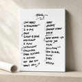 Pearl Jam Atlanta Setlist Wall Art - State Farm Arena, Night 1 - 4/29/25