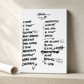 Pearl Jam Atlanta Setlist Wall Art - State Farm Arena, Night 2 - 5/1/25