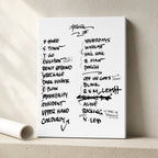 Pearl Jam Atlanta Setlist Wall Art - State Farm Arena, Night 2 - 5/1/25