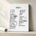Pearl Jam Auckland Setlist Wall Art - Go Media Stadium, Mt Smart, Night 1 - 11/8/24