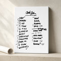 Pearl Jam BottleRock Setlist Wall Art - Napa Valley Expo - 5/25/24