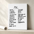 Pearl Jam Chicago Setlist Wall Art - United Center, Night 1 - 9/5/23