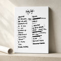 Pearl Jam Chicago Setlist Wall Art - Wrigley Field, Night 1 - 8/29/24