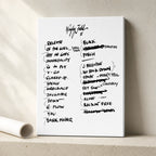 Pearl Jam Chicago Setlist Wall Art - Wrigley Field, Night 1 - 8/29/24