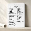 Pearl Jam Hollywood Setlist Wall Art - Hard Rock Live, Night 1 - 4/24/25
