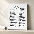 Pearl Jam Hollywood Setlist Wall Art - Hard Rock Live, Night 2 - 4/26/25