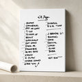 Pearl Jam Los Angeles Setlist Wall Art - Kia Forum, Night 1 - 5/21/24