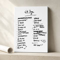 Pearl Jam Los Angeles Setlist Wall Art - Kia Forum, Night 2 - 5/22/24