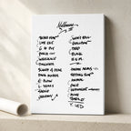 Pearl Jam Melbourne Setlist Wall Art - Marvel Stadium, Night 2 - 11/18/24