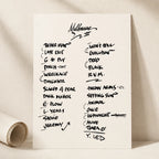 Pearl Jam Melbourne Setlist Wall Art - Marvel Stadium, Night 2 - 11/18/24