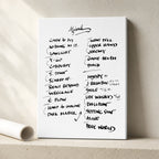 Pearl Jam Missoula Setlist Wall Art - Washington–Grizzly Stadium - 8/22/24