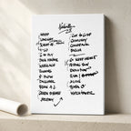Pearl Jam Nashville Setlist Wall Art - Bridgestone Arena, Night 1 - 5/6/25