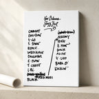 Pearl Jam New Orleans Setlist Wall Art - Jazz Fest - 5/3/25