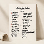 Pearl Jam New York Setlist Wall Art - Madison Square Garden - 9/11/22