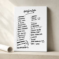 Pearl Jam New York Setlist Wall Art - Madison Square Garden, Night 2 - 9/4/24